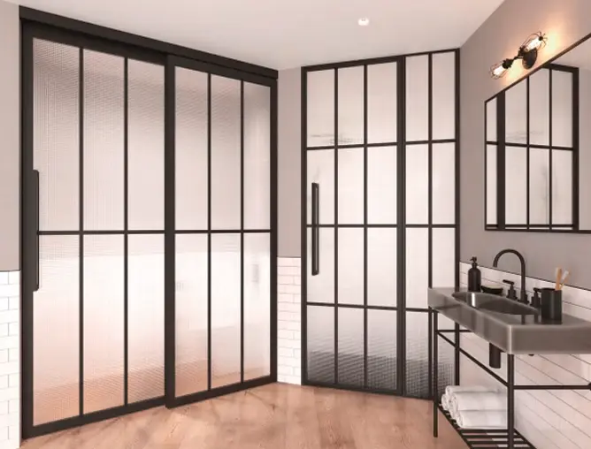 Ozark Glass Series Barn Door-2.webp