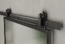 Axio Series Framed Glass Barn Door-1.webp