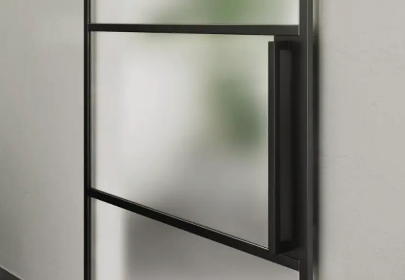 Axio Series Framed Glass Barn Door-2.webp