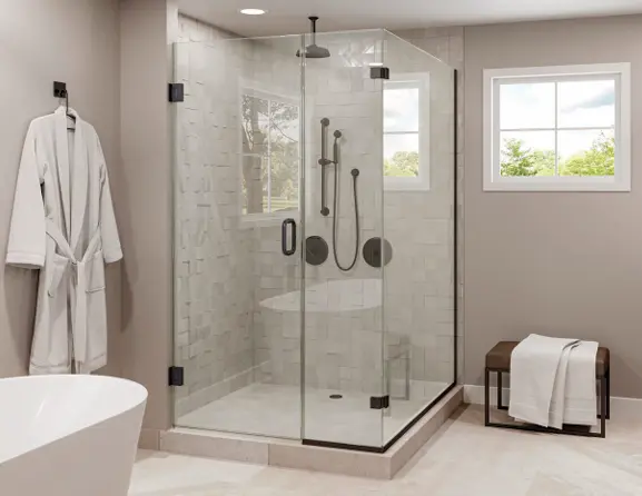 Metro Custom Hinged Shower Door 