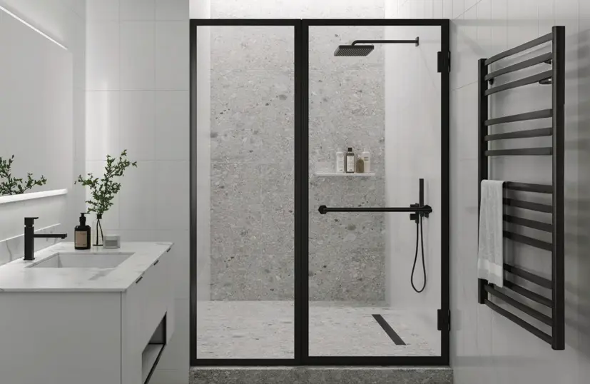 Urbo Custom Hinged Shower Door 