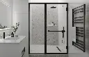 Urbo Custom Hinged Shower Door 