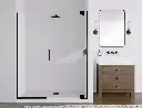 Flex X Duo Pivot Door and Inline Panel Shower Door