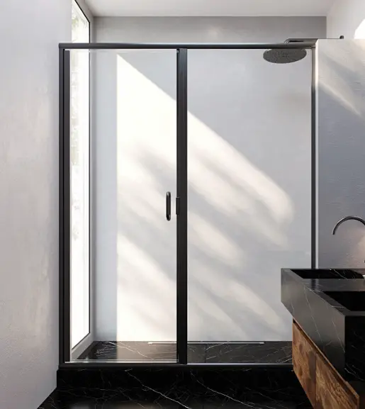 Onyx Hinged Door and Panel Shower Door