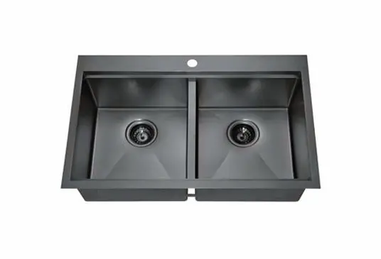 Topmount Double Bowl Kitchen Sink - ACS3021A2TB