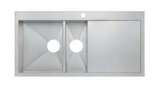 Topmount Double Bowl Kitchen Sink - ACS3618A2