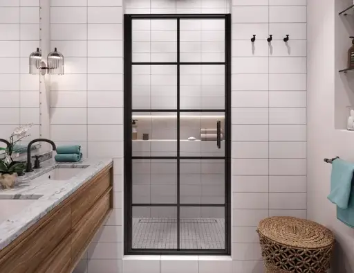 Axio Gridient Pivot Shower Door