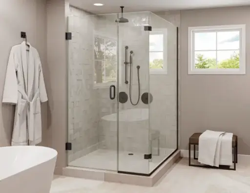 Metro Custom Hinged Shower Door 