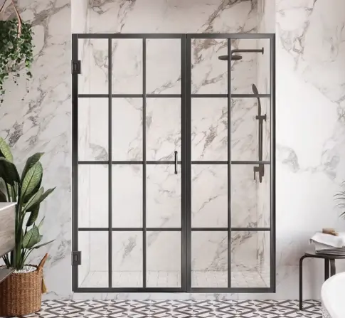 Sutton Custom Hinged Shower Door