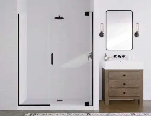 Flex X Duo Pivot Door and Inline Panel Shower Door