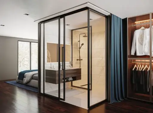 Ozark Glass Series Barn Door