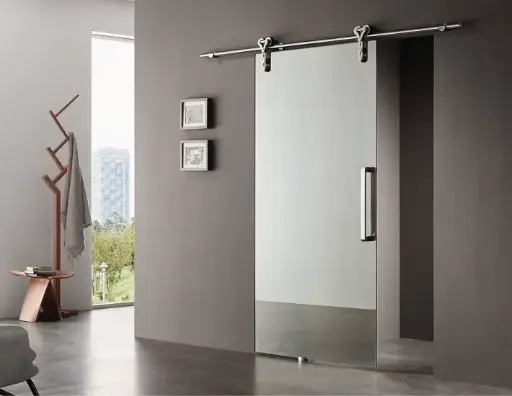   Eroux Series Glass Barn Door