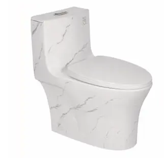 Marble Design Toilet -OVS-0382Z-ADA-CW