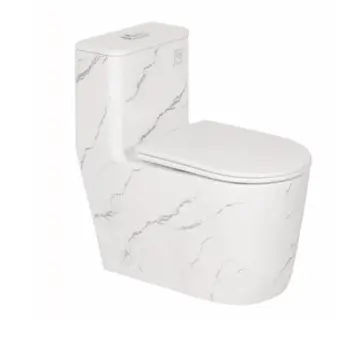 Marble Design Toilet -OVS-2184-ADA-CW
