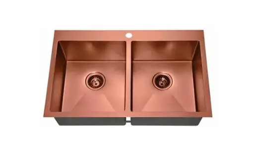 Topmount Double Bowl Kitchen Sink - ACS3021A2RG