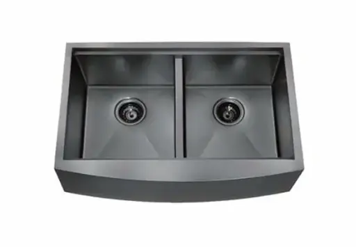Apron Double Bowl Kitchen Sink - ACS3021A2QTB