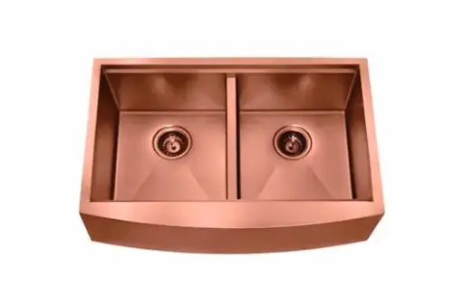 Apron Double Bowl Kitchen Sink - ACS3021A2QTRG